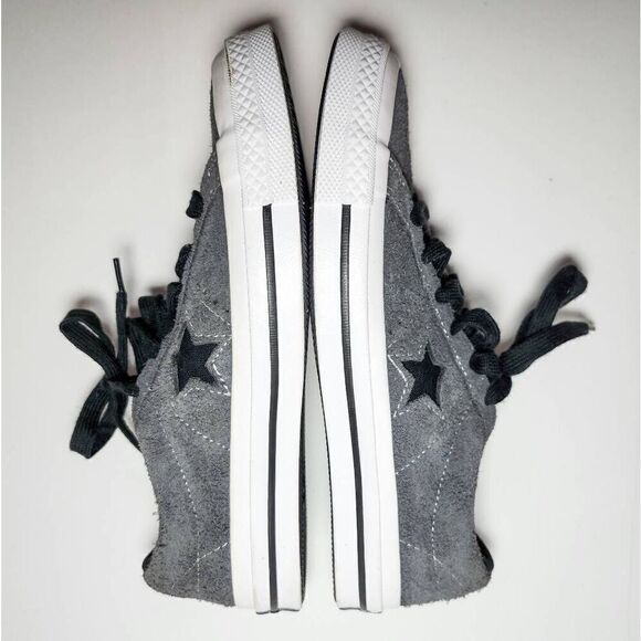 Converse Chuck Taylor One Star OX 263680C Gray Sneakers Boys Size 6 Kids Youth - Picture 4 of 8